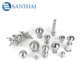 Santhai Stain Polished Sanitary Stainless Steel Clip On Elliptical  Head Spray Bolted Rotary Cleaning Ball